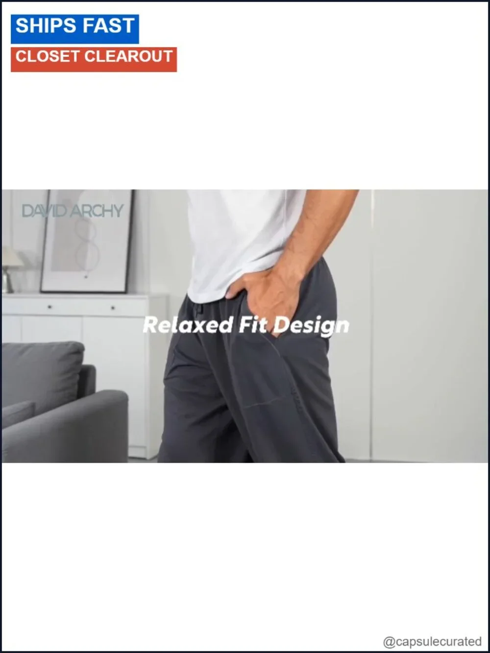 Men's 100% Cotton Pajama Pants Drawstring Lounge Sleep Bottoms 2-Pack